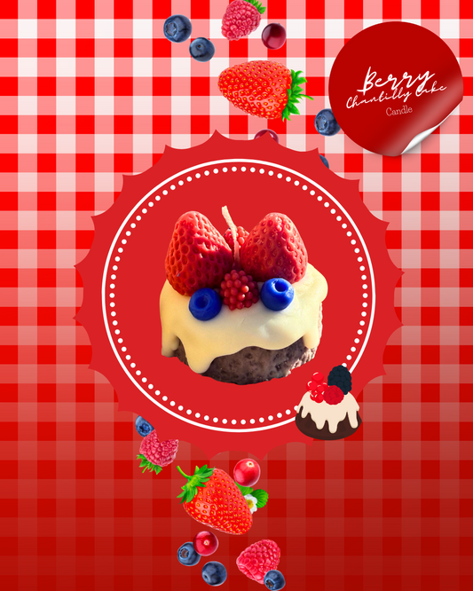 Berry Chantilly Cake Candle