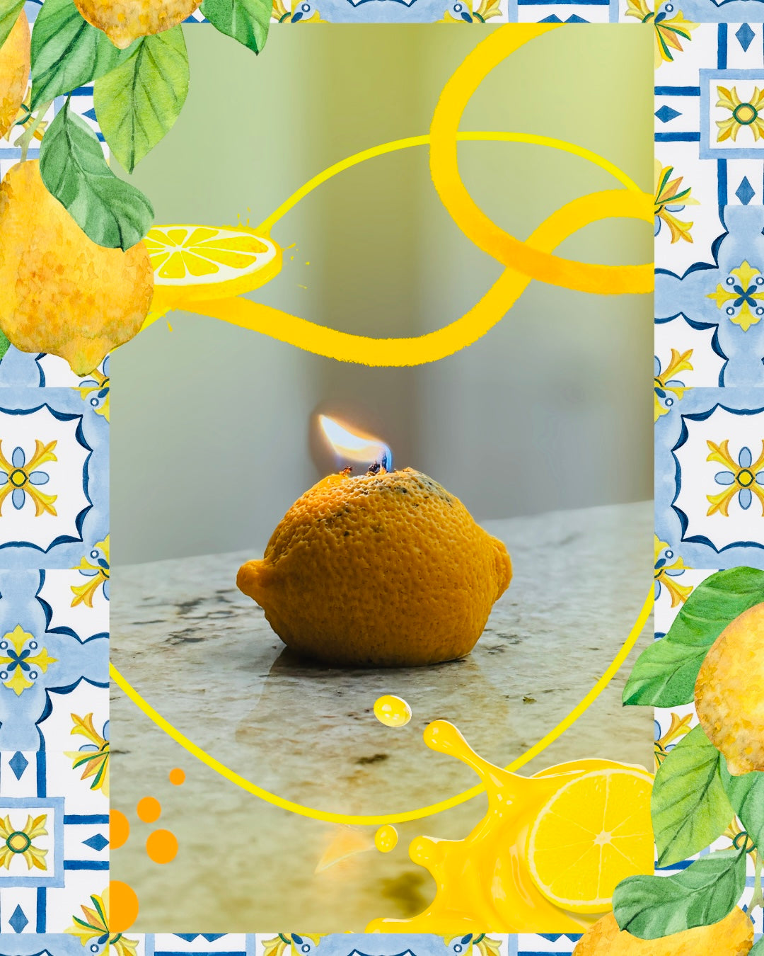 Lemon Candle